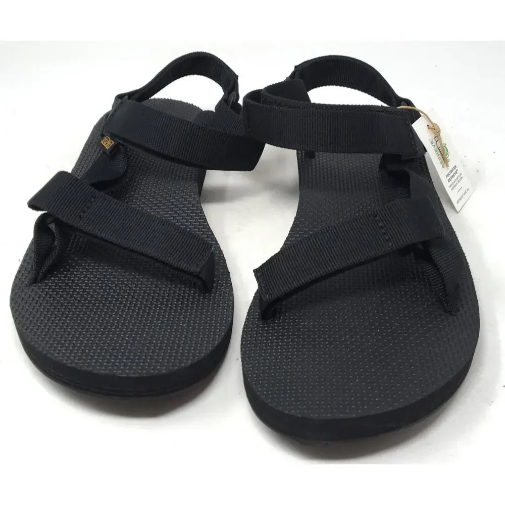 Teva Original Universal Women's Size 10 Black Waterproof Strappy Sandals Shoes